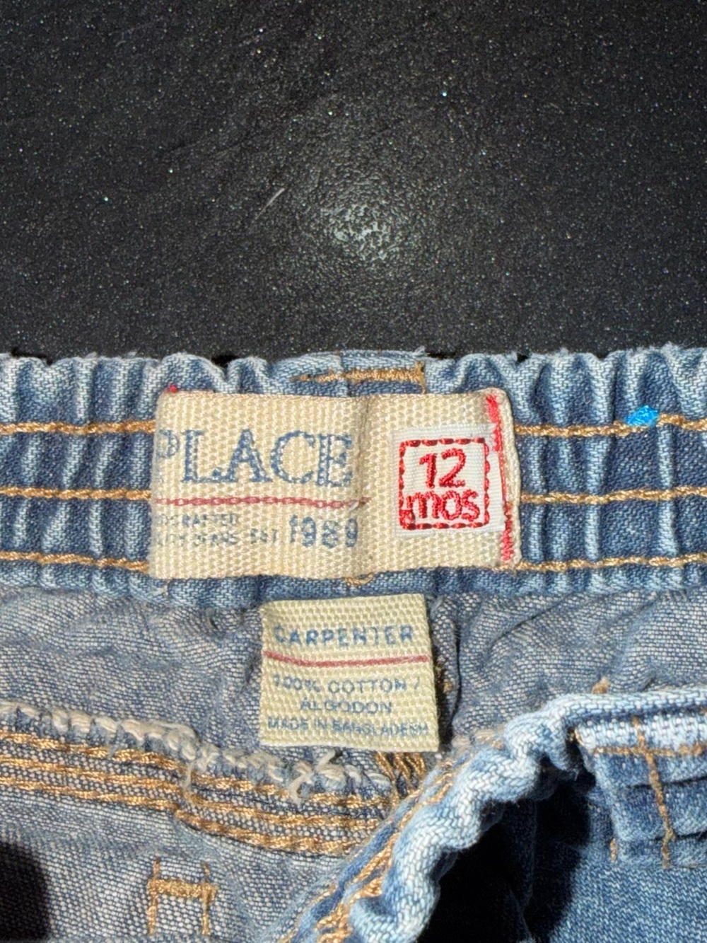 Place Blue Denim Kids carpenter short - Picture 2 of 3